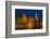 Belgium, Bruges. Buildings reflect in canal at twilight.-Jaynes Gallery-Framed Photographic Print