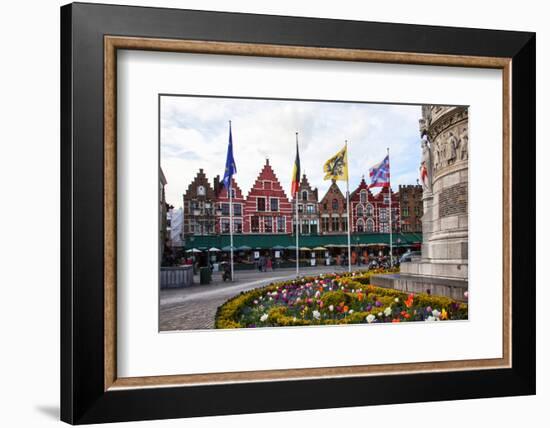 Belgium, Brugge, Market Square-Hollice Looney-Framed Photographic Print