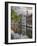 Belgium, Brugge, West Flanders, Canal Scene with homes and Bridge-Terry Eggers-Framed Photographic Print