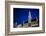 Belgium, Brussels. Grand Place, Holiday lights with a Christmas tree-Walter Bibikow-Framed Photographic Print