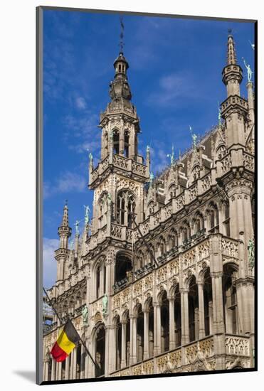 Belgium, Brussels. Grand Place, Maison du Roi-Walter Bibikow-Mounted Photographic Print