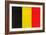 Belgium Flag Design with Wood Patterning - Flags of the World Series-Philippe Hugonnard-Framed Art Print