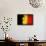 Belgium Flag-igor stevanovic-Framed Stretched Canvas displayed on a wall