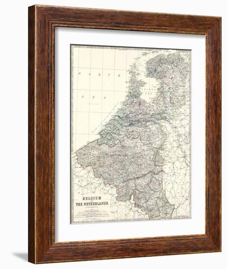 Belgium, Netherlands, c.1861-Alexander Keith Johnston-Framed Art Print