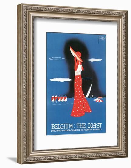 Belgium: The Coast-Edgard Lemaire-Framed Art Print