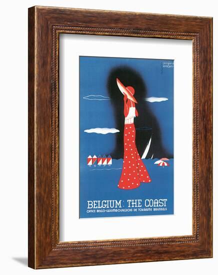 Belgium: The Coast-Edgard Lemaire-Framed Art Print