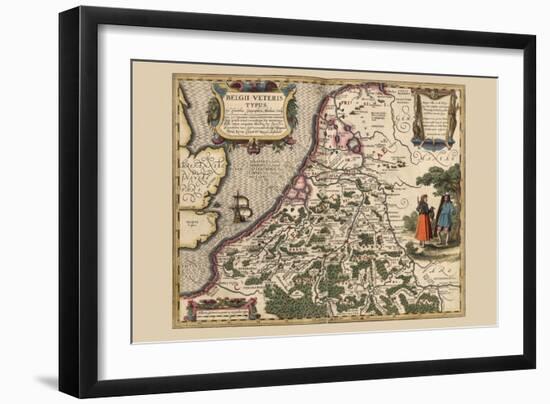 Belgium-Pieter Van der Keere-Framed Art Print