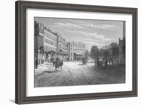 Belgrave Square, Westminster, London, c1850 (1878)-Unknown-Framed Giclee Print