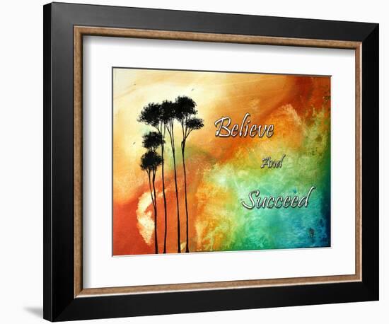 Believe and Succeed-Megan Aroon Duncanson-Framed Art Print