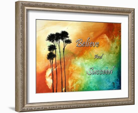 Believe and Succeed-Megan Aroon Duncanson-Framed Art Print