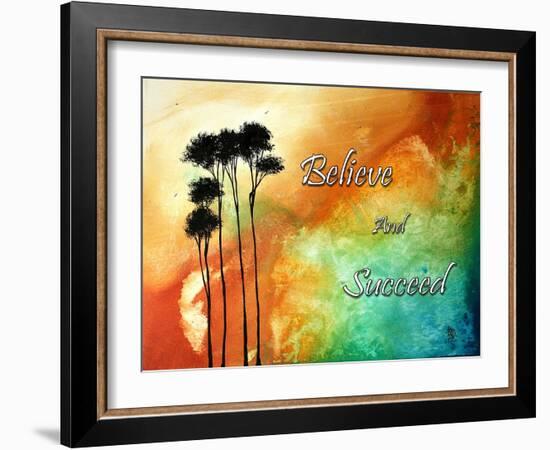 Believe and Succeed-Megan Aroon Duncanson-Framed Art Print