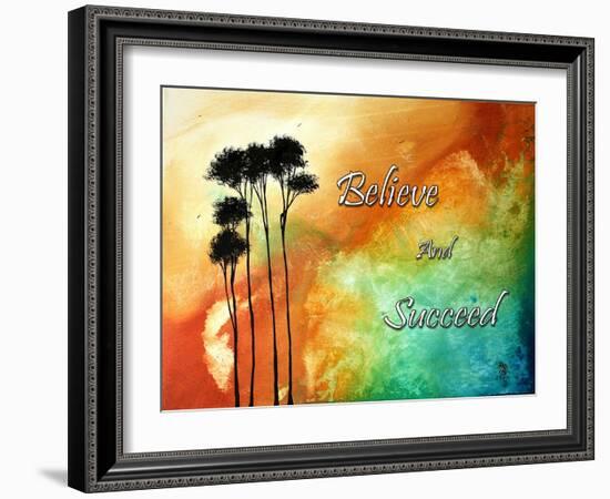 Believe and Succeed-Megan Aroon Duncanson-Framed Art Print