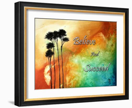 Believe and Succeed-Megan Aroon Duncanson-Framed Art Print