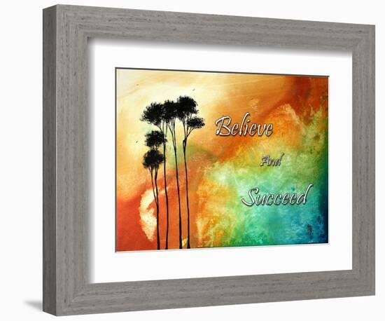 Believe and Succeed-Megan Aroon Duncanson-Framed Premium Giclee Print