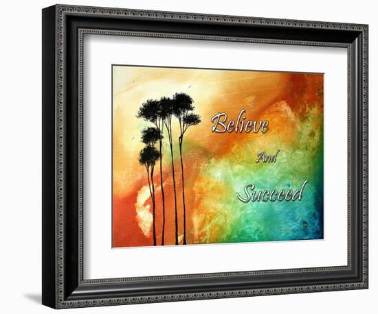 Believe and Succeed-Megan Aroon Duncanson-Framed Premium Giclee Print