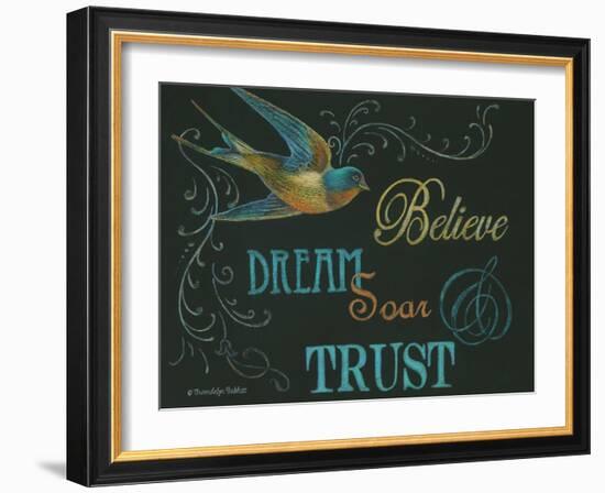 Believe & Bird-Gwendolyn Babbitt-Framed Art Print