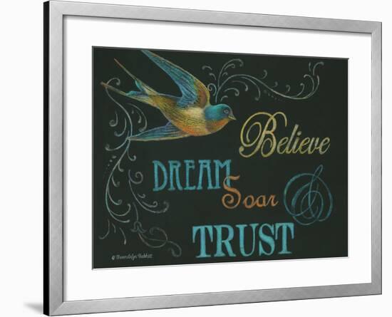 Believe & Bird-Gwendolyn Babbitt-Framed Art Print