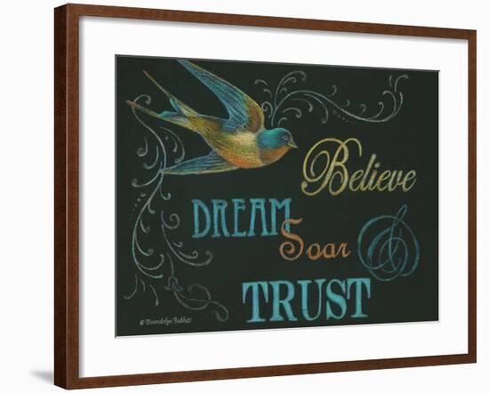 Believe & Bird-Gwendolyn Babbitt-Framed Art Print