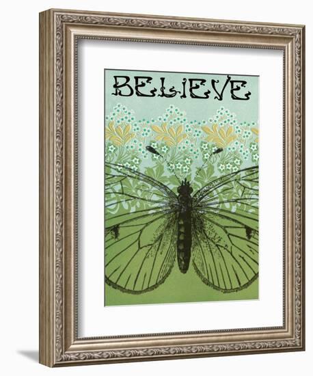 Believe Butterfly-Ricki Mountain-Framed Art Print