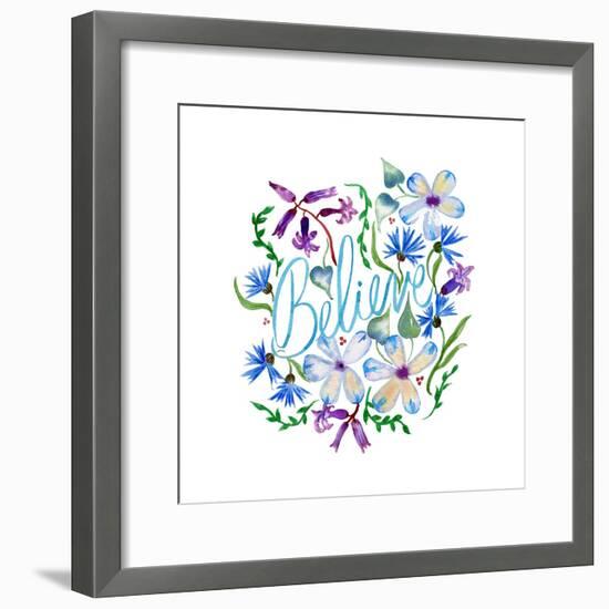 Believe, Enchanted Garden-Esther Bley-Framed Art Print