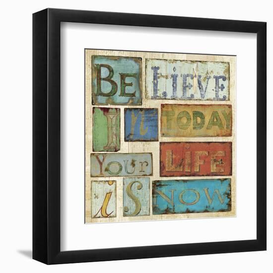 Believe & Hope I-Daphné B-Framed Art Print