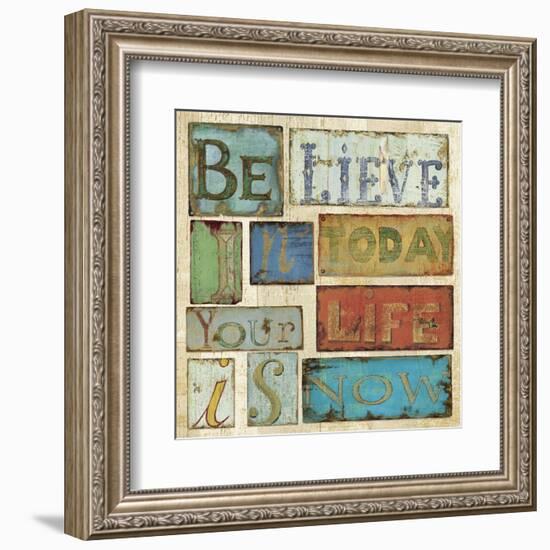 Believe & Hope I-Daphné B-Framed Art Print