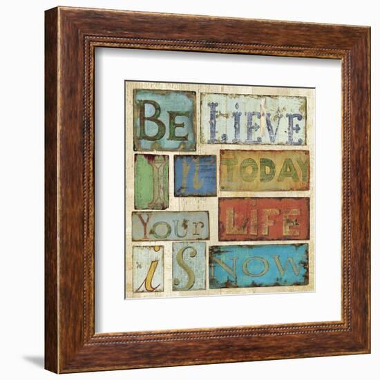 Believe & Hope I-Daphné B-Framed Art Print