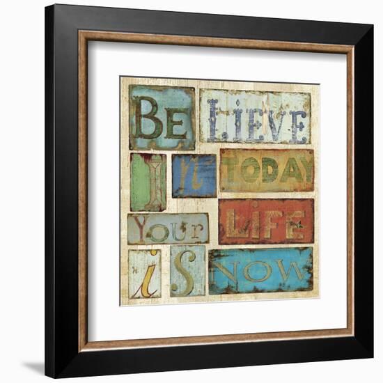 Believe & Hope I-Daphné B-Framed Art Print