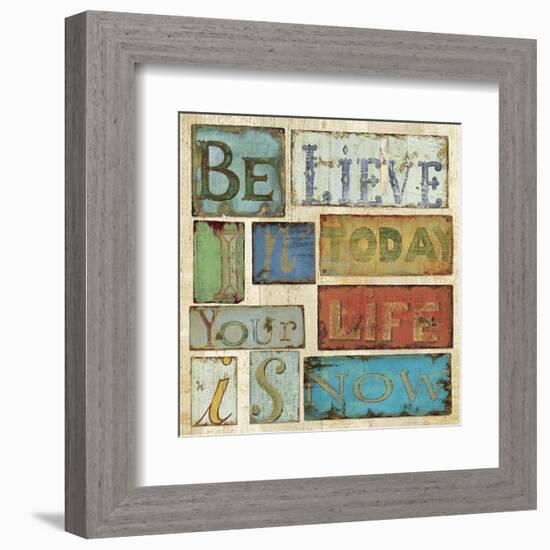 Believe & Hope I-Daphné B-Framed Art Print