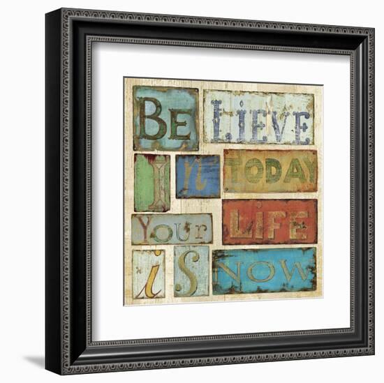 Believe & Hope I-Daphné B-Framed Art Print