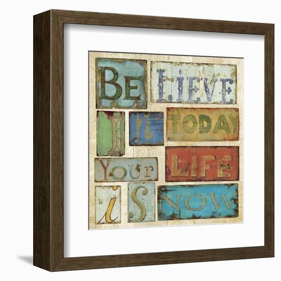 Believe & Hope I-Daphné B-Framed Art Print