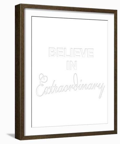 Believe In Extraordinary-Lottie Fontaine-Framed Giclee Print
