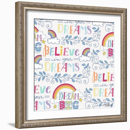 Believe in Your Dreams-Elizabeth Caldwell-Framed Giclee Print