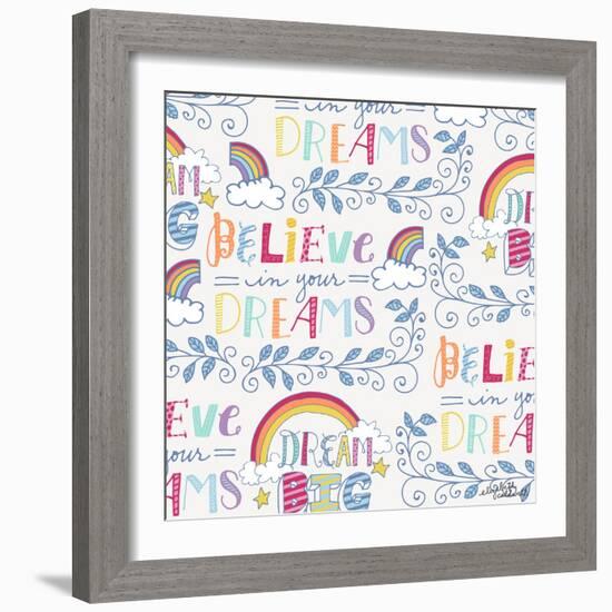 Believe in Your Dreams-Elizabeth Caldwell-Framed Giclee Print