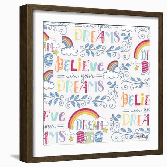 Believe in Your Dreams-Elizabeth Caldwell-Framed Giclee Print