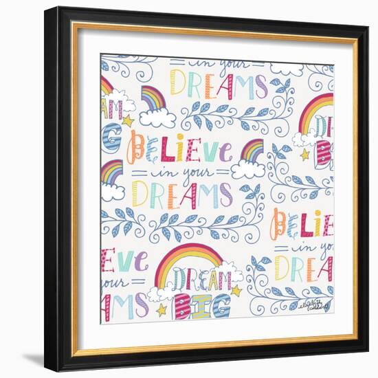 Believe in Your Dreams-Elizabeth Caldwell-Framed Giclee Print