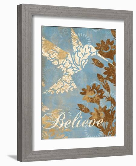 Believe Silhouette-Piper Ballantyne-Framed Art Print