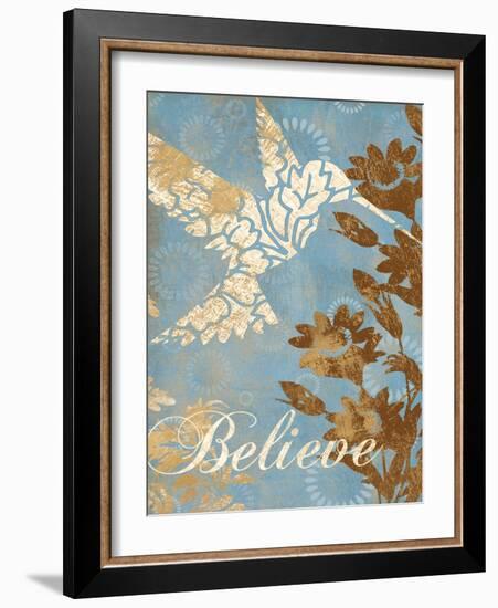 Believe Silhouette-Piper Ballantyne-Framed Art Print