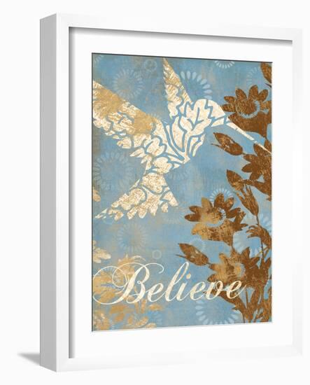 Believe Silhouette-Piper Ballantyne-Framed Art Print