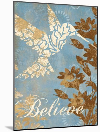 Believe Silhouette-Piper Ballantyne-Mounted Art Print