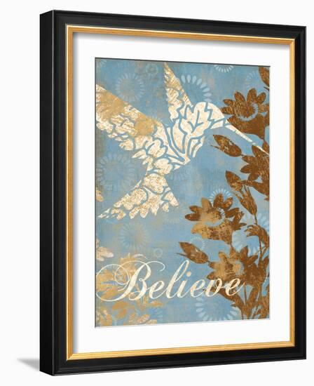 Believe Silhouette-Piper Ballantyne-Framed Art Print