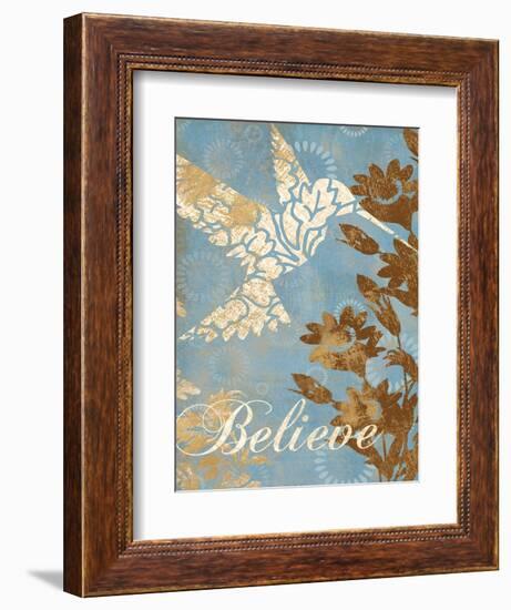 Believe Silhouette-Piper Ballantyne-Framed Art Print