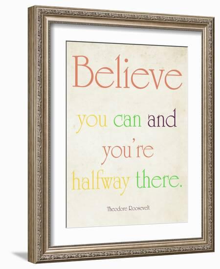 Believe You Can-Sylvia Coomes-Framed Premium Giclee Print