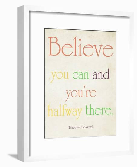 Believe You Can-Sylvia Coomes-Framed Premium Giclee Print