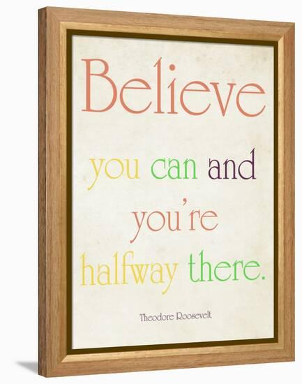 Believe You Can-Sylvia Coomes-Framed Stretched Canvas