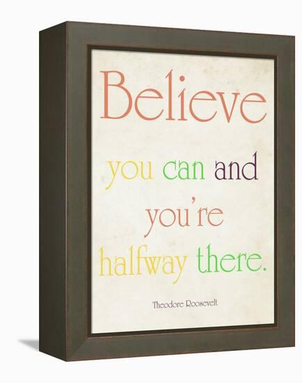 Believe You Can-Sylvia Coomes-Framed Stretched Canvas