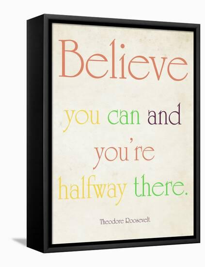 Believe You Can-Sylvia Coomes-Framed Stretched Canvas