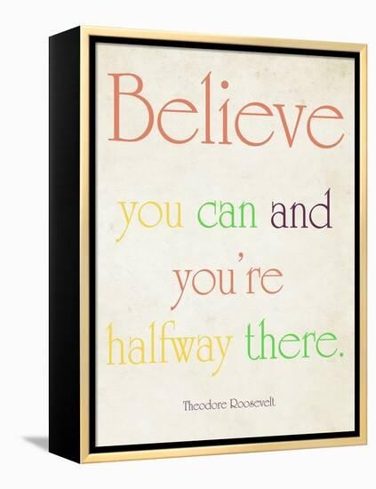Believe You Can-Sylvia Coomes-Framed Stretched Canvas