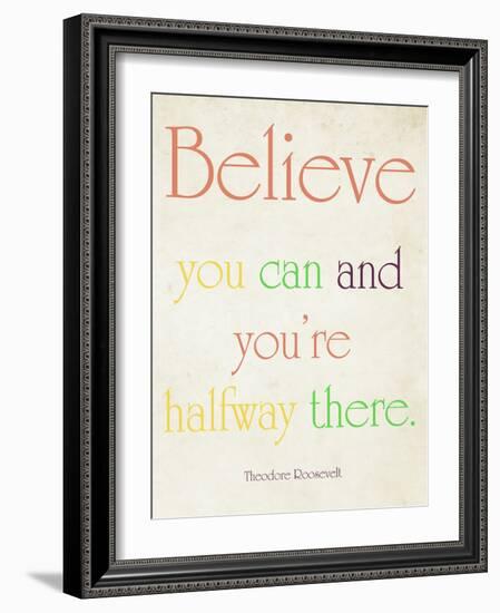 Believe You Can-Sylvia Coomes-Framed Art Print