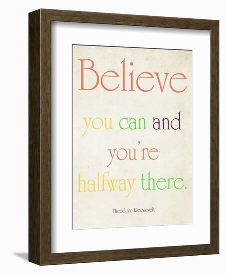 Believe You Can-Sylvia Coomes-Framed Premium Giclee Print